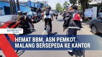 Hemat BBM ASN Pemkota Malang Bersepeda Ke Kantor