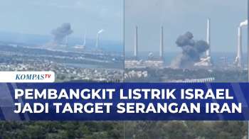 Detik-Detik Pembangkit Listrik Israel Dapat Serangan Dari Iran | KOMPAS PETANG
