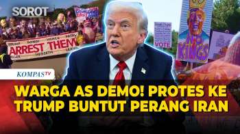 Marah! Warga AS Demo Besar ‘No Kings’, Protes Perang Iran-Gaya Kepemimpinan Trump