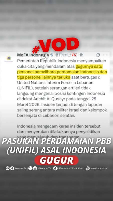 PASUKAN PERDAMAIAN PBB (UNIFIL) ASAL INDONESIA GUGUR