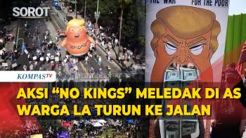 Aksi “No Kings” Meledak Di AS, Warga Los Angeles Turun Ke Jalan