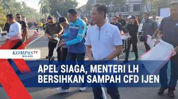 Kala Menteri Lingkungan Hidup Bersih-Bersih, Pungut Sampah Di Sepanjang Jalan Ijen Malang