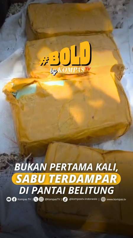 BUKAN PERTAMA KALI, SABU TERDAMPAR DI PANTAI BELITUNG