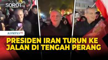 Presiden Iran Turun ke Jalan Bersama Warga Teheran di Tengah Perang