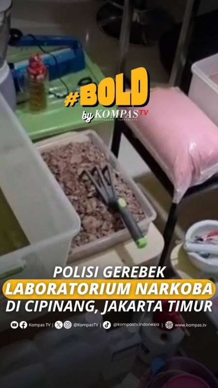 POLISI GEREBEK LABORATORIUM NARKOBA DI CIPINANG, JAKARTA TIMUR