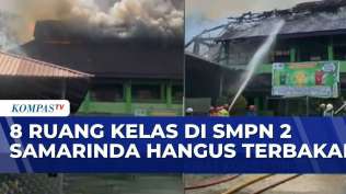 diduga-korsleting-8-ruang-kelas-di-smpn-2-samarinda-hangus-terbakar