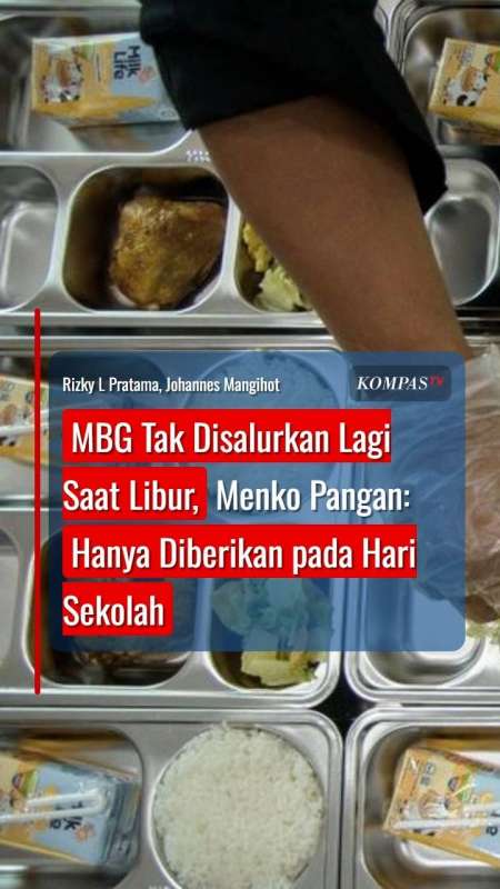 MBG Tak Disalurkan Lagi Saat Libur, Menko Pangan: Hanya Diberikan pada Hari Sekolah