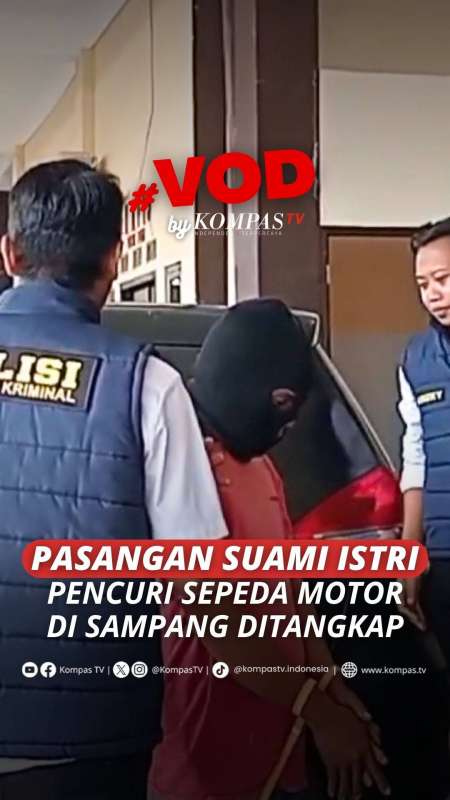 PASANGAN SUAMI ISTRI PENCURI SEPEDA MOTOR DI SAMPANG DITANGKAP