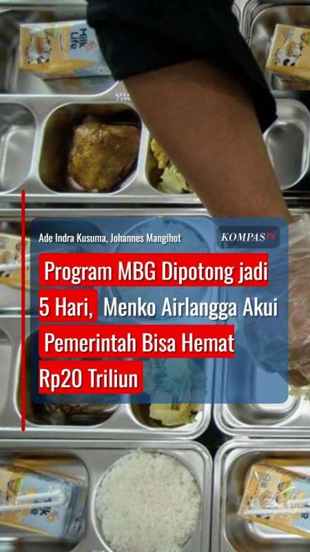 Program MBG Dipotong Jadi 5 Hari, Menko Airlangga: Pemerintah Bisa Hemat Rp20 Triliun