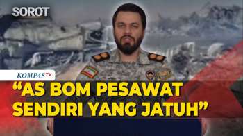 Iran Klaim AS Bom Pesawat Sendiri Yang Jatuh Demi Cegah Rasa Malu Trump