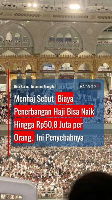 Menhaj Sebut Biaya Penerbangan Haji Bisa Naik hingga Rp50,8 Juta, Ini Penyebabnya