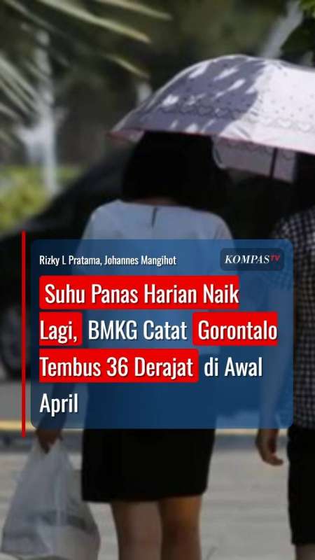 Suhu Panas Harian Naik Lagi, BMKG Catat Gorontalo Tembus 36 Derajat Di Awal April