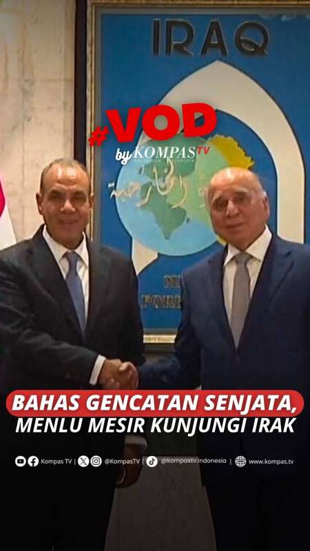 Bahas Gencatan Senjata, Menlu Mesir Kunjungi Irak