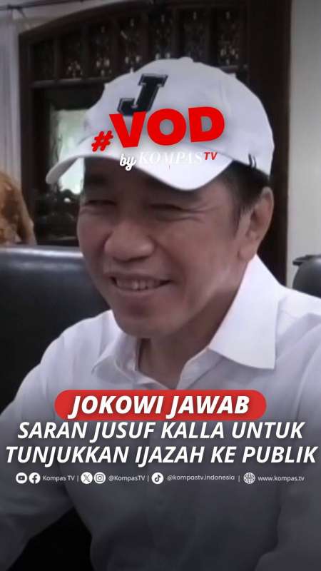 Jokowi Jawab Saran Jusuf Kalla Untuk Tunjukkan Ijazah Ke Publik