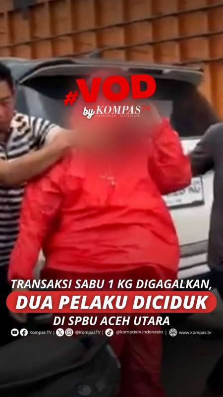 TRANSAKSI SABU 1 KG DIGAGALKAN, DUA PELAKU DICIDUK DI SPBU ACEH UTARA