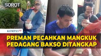 Polisi Tangkap Preman Pecahkan Mangkuk Pedagang Bakso Di Tanah Abang, Terancam 10 Tahun Penjara