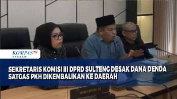 Sekretaris Komisi III DPRD Sulteng Desak Dana Denda Satgas PKH Dikembalikan Ke Daerah