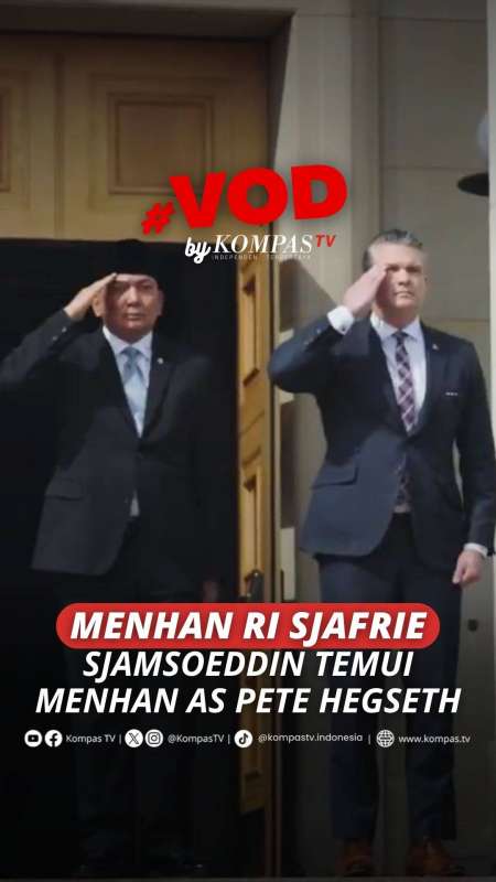 MENHAN RI SJAFRIE SJAMSOEDDIN TEMUI MENHAN AS PETE HEGSETH