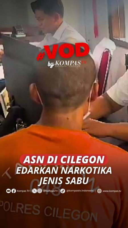 ASN DI CILEGON EDARKAN NARKOTIKA JENIS SABU