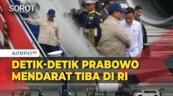 Detik-Detik Presiden Prabowo Tiba Di RI Usai Bertemu Putin-Macron, Disambut Wapres Gibran