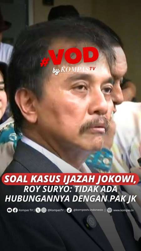 SOAL KASUS IJAZAH JOKOWI, ROY SURYO: TIDAK ADA HUBUNGANNYA DENGAN PAK JK