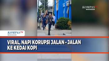 Viral, Napi Korupsi Jalan – Jalan Ke Kedai Kopi