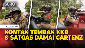 Tegang! Detik-Detik Kontak Tembak Satgas Damai Cartenz & KKB Di Yahukimo