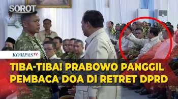 Presiden Prabowo Tiba-Tiba Panggil Prajurit TNI Pembaca Doa Di Retret Ketua DPRD Se-Indonesia