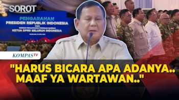 Prabowo Di Retret DPRD: Saya Ingin Bicara Apa Adanya, Maaf Ya Wartawan..