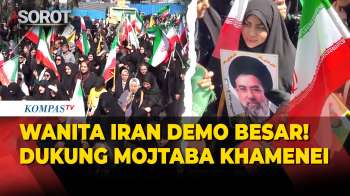 Demo Besar! Wanita Iran Turun Ke Jalan Dukung Pemimpin Tertinggi Mojtaba Khamenei
