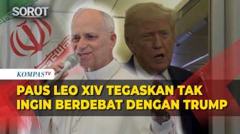Paus Leo XIV Tegaskan Tak Ingin Berdebat Dengan Trump Soal Perang Iran