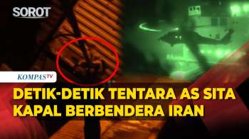 Terjun Dari Helikopter! Detik-Detik Tentara AS Sita Kapal Kargo Iran