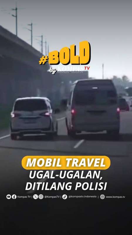 MOBIL TRAVEL UGAL-UGALAN, DITILANG POLISI