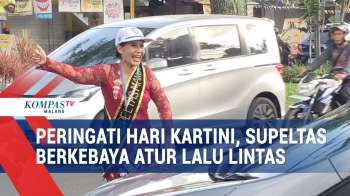 Peringati Hari Kartini, Supeltas Perempuan Di Malang Berkebaya Saat  Bertugas