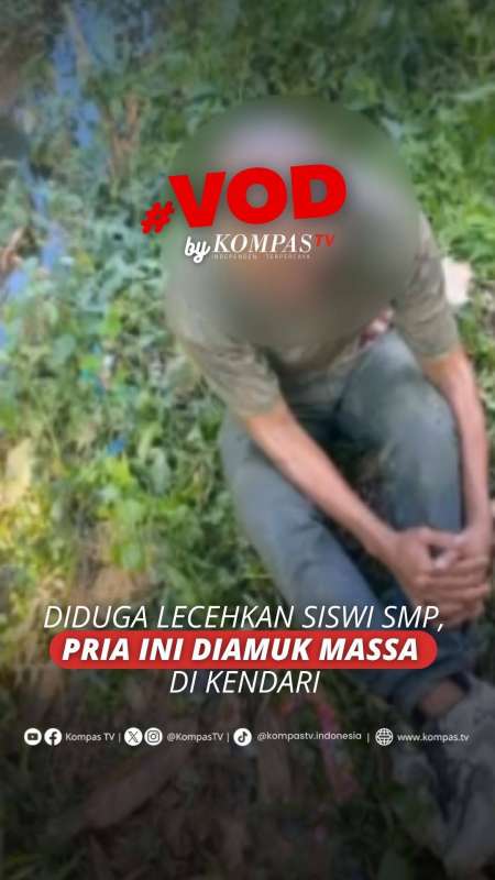 DIDUGA LECEHKAN SISWI SMP, PRIA INI DIAMUK MASSA DI KENDARI