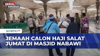 Momen Jemaah Haji Indonesia Salat Jumat Perdana Di Masjid Nabawi | KOMPAS MALAM