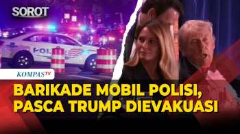 Tegang! Mobil Polisi Berjajar Pasca Trump Dievakuasi Buntut Insiden Tembakan Di Gedung Putih