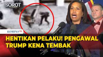 Pengawal Trump Kena Tembak Saat Hentikan Pelaku Coba Terobos