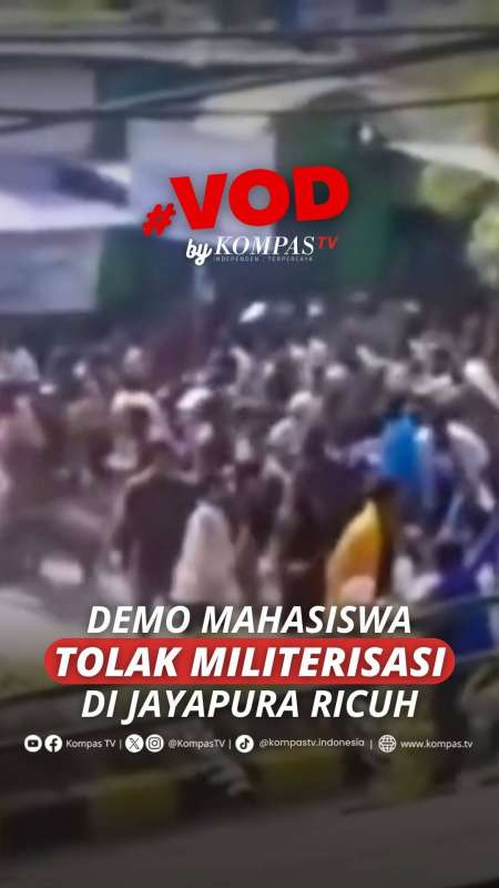 DEMO MAHASISWA TOLAK MILITERISASI DI JAYAPURA RICUH