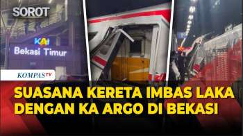 Suasana Dalam Kereta Imbas Kecelakaan Di Bekasi Timur, Korban Terus Dievakuasi