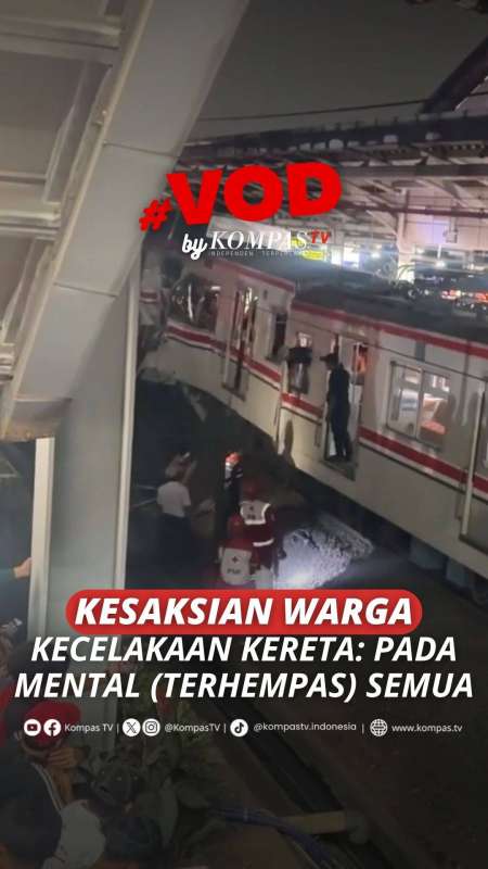 KESAKSIAN WARGA KECELAKAAN KERETA