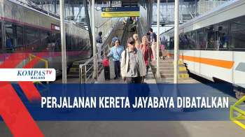 Imbas Kecelakaan, Perjalanan Kereta Jayabaya Dari Malang Dibatalkan