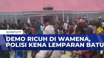 Mahasiswa Di Wamena Unjuk Rasa, Polisi Kena Lemparan Batu | BERITA UTAMA