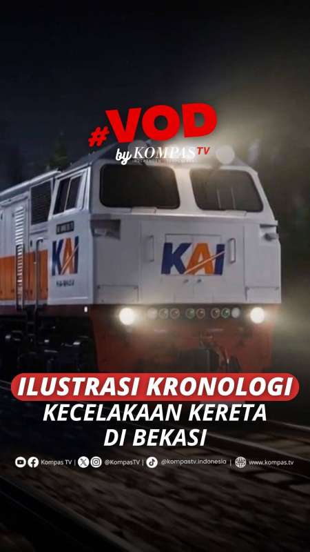 ILUSTRASI KRONOLOGI KECELAKAAN KERETA DI BEKASI TIMUR