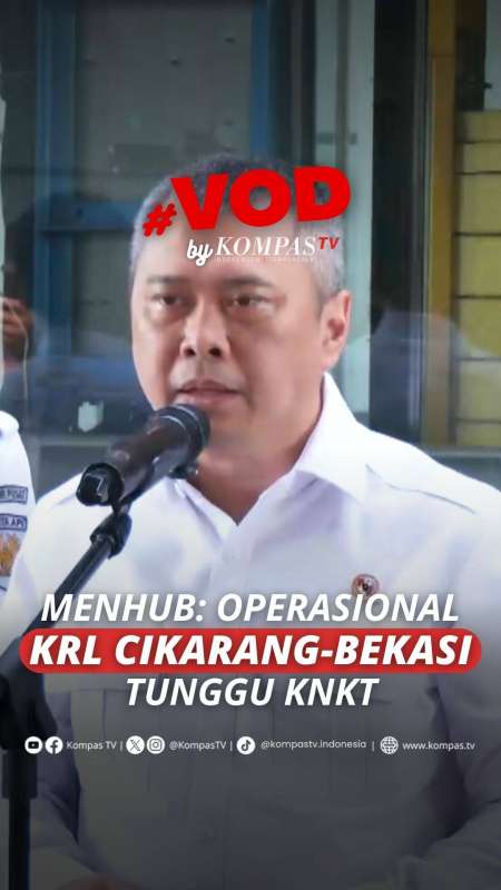 MENHUB: OPERASIONAL KRL CIKARANG-BEKASI TUNGGU KNKT