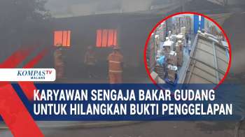 Terungkap! Kebakaran Gudang Pabrik Rokok Di Malang Sengaja Dibakar Karyawan