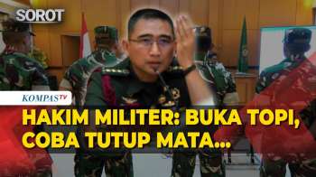 Tegur! Hakim Militer Saat Cek Luka Terdakwa TNI Penyiram Air Keras Andrie Yunus: Jangan Melamun