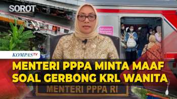 Menteri PPPA Minta Maaf Usul Gerbong KRL Wanita Dipindah Pascatabrakan Di Stasiun Bekasi Timur