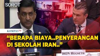Nada Tinggi! Menteri Perang AS Pete Hegseth Dicecar Di Rapat Kongres AS Soal Biaya Perang Iran