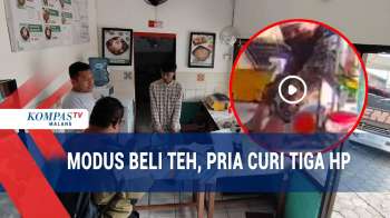 Pura-pura Beli Teh, Pria Paruh Baya Curi Tiga Ponsel Milik Karyawan
